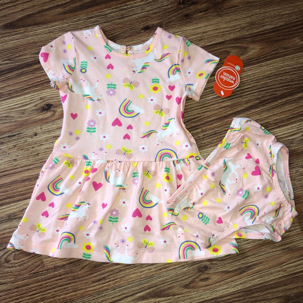 Toddler Girl 2 piece Dress set 18m